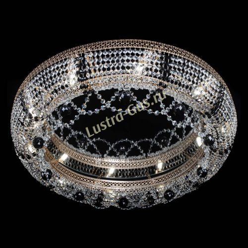 Люстра Снежинка Венеция №10 черная в Самаре Гусь Хрустальный