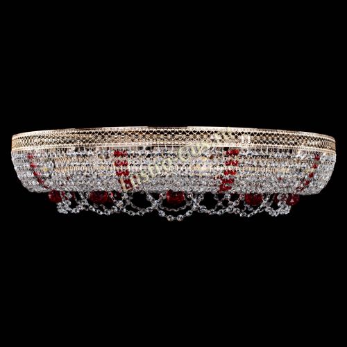 Люстра Снежинка Венеция №10 красная в Самаре Гусь Хрустальный