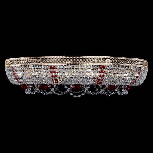 Люстра Снежинка Венеция №10 красная в Самаре Гусь Хрустальный