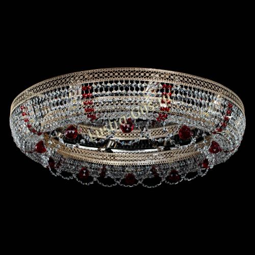 Люстра Снежинка Венеция №10 красная в Самаре Гусь Хрустальный