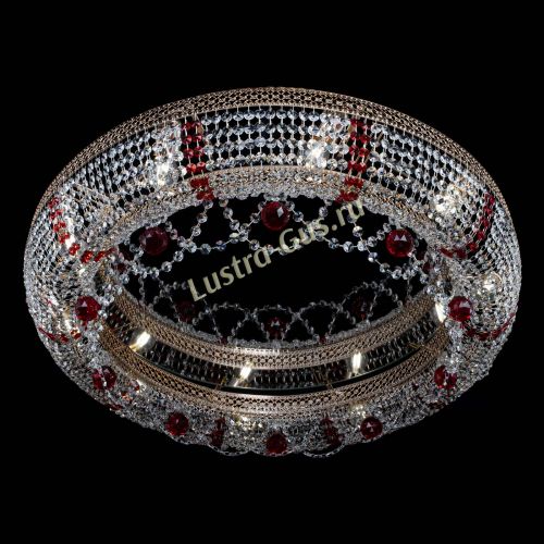 Люстра Снежинка Венеция №10 красная в Самаре Гусь Хрустальный