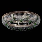 Люстра Снежинка Венеция №10 зеленая в Самаре