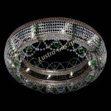 Люстра Снежинка Венеция №10 зеленая в Самаре