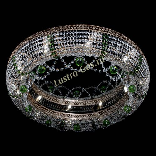 Люстра Снежинка Венеция №10 зеленая в Самаре Гусь Хрустальный