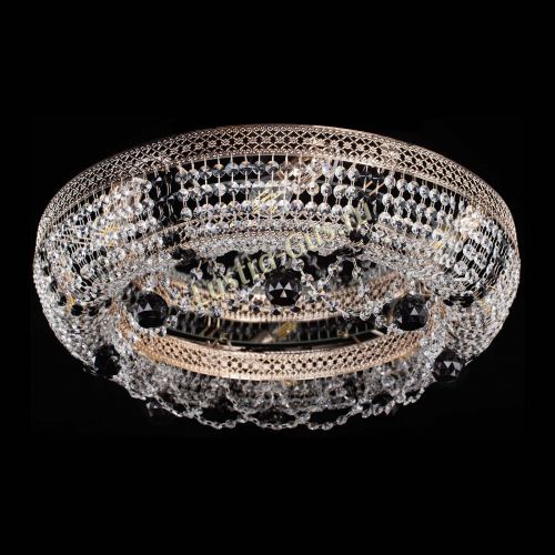 Люстра Снежинка Венеция №8 черная в Самаре Гусь Хрустальный