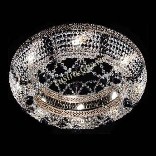 Люстра Снежинка Венеция №8 черная в Самаре Гусь Хрустальный