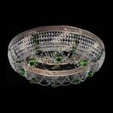 Люстра Снежинка Венеция №8 зеленая в Самаре