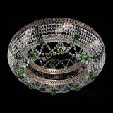 Люстра Снежинка Венеция №8 зеленая в Самаре