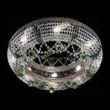 Люстра Снежинка Венеция №8 зеленая в Самаре