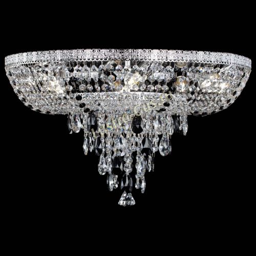 Люстра Токката Пирамида журавлик черная в Самаре Гусь Хрустальный