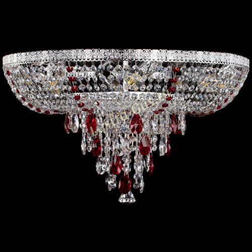 Люстра Токката Пирамида журавлик красная в Самаре Гусь Хрустальный