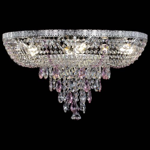 Люстра Токката Пирамида журавлик розовая в Самаре Гусь Хрустальный