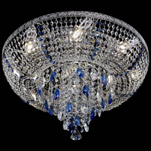 Люстра Токката Пирамида журавлик синяя в Самаре Гусь Хрустальный