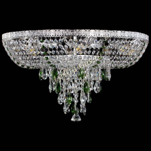 Люстра Токката Пирамида журавлик зеленая в Самаре Гусь Хрустальный