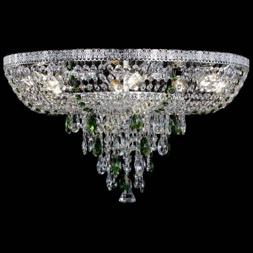 Люстра Токката Пирамида журавлик зеленая в Самаре Гусь Хрустальный