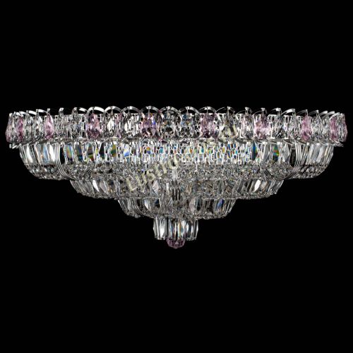 Люстра Тройное Кольцо пластинка розовая в Самаре Люстра Тройное Кольцо пластинка розовая в Самаре