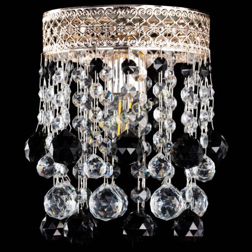 Люстра Венеция №1 шар черная в Самаре Гусь Хрустальный