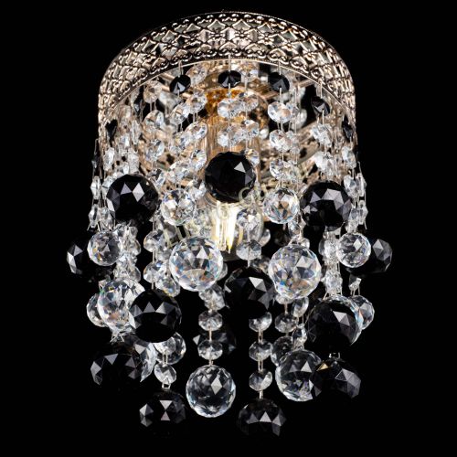 Люстра Венеция №1 шар черная в Самаре Гусь Хрустальный