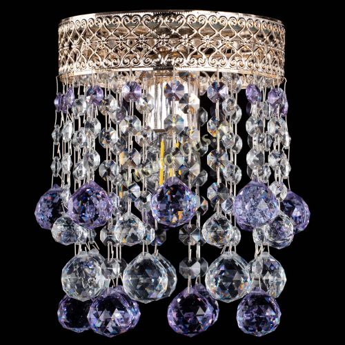 Люстра Венеция №1 шар фиолетовая в Самаре Гусь Хрустальный