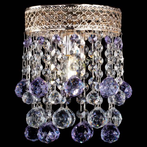 Люстра Венеция №1 шар фиолетовая в Самаре Гусь Хрустальный