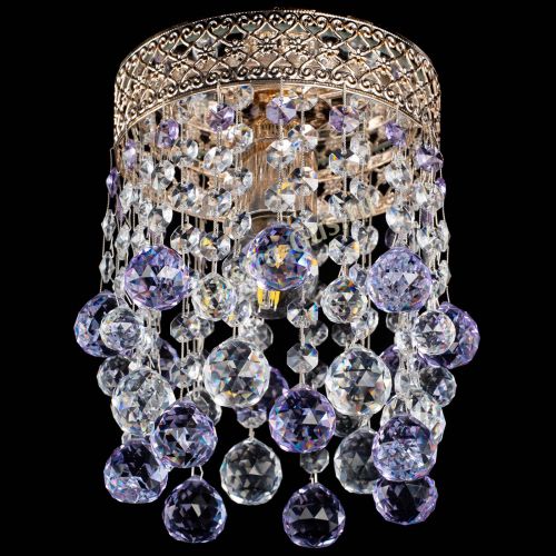 Люстра Венеция №1 шар фиолетовая в Самаре Гусь Хрустальный