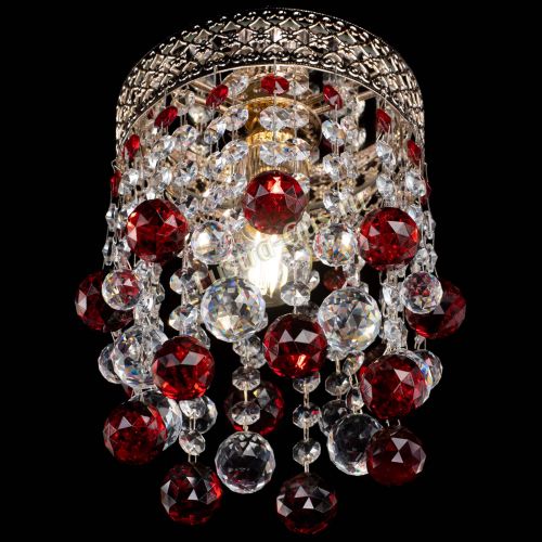 Люстра Венеция №1 шар красная в Самаре Гусь Хрустальный