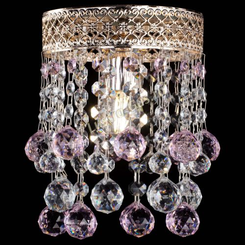 Люстра Венеция №1 шар розовая в Самаре Гусь Хрустальный