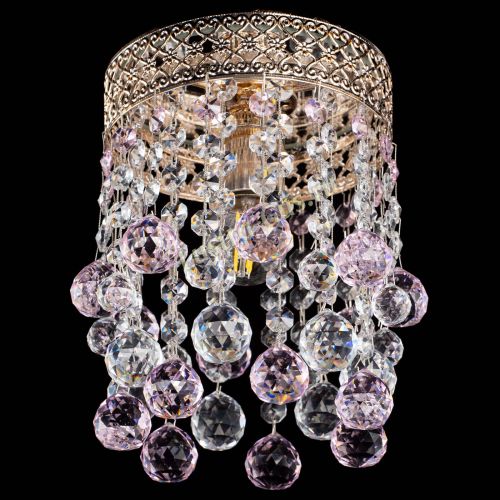 Люстра Венеция №1 шар розовая в Самаре Гусь Хрустальный
