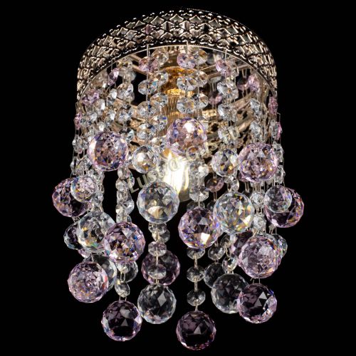 Люстра Венеция №1 шар розовая в Самаре Гусь Хрустальный