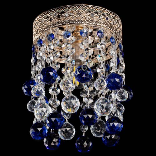 Люстра Венеция №1 шар синяя в Самаре Гусь Хрустальный