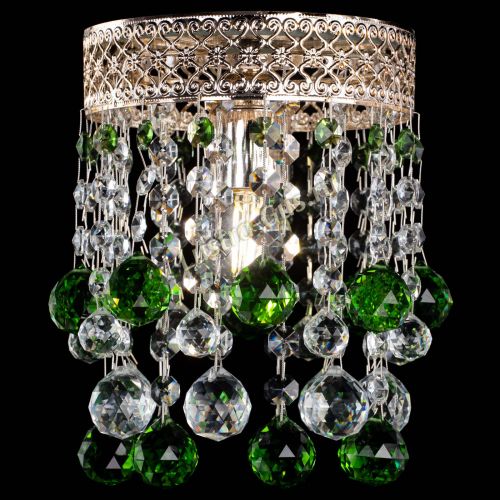 Люстра Венеция №1 шар зеленая в Самаре Гусь Хрустальный