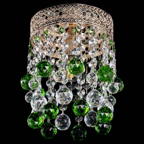 Люстра Венеция №1 шар зеленая в Самаре Гусь Хрустальный