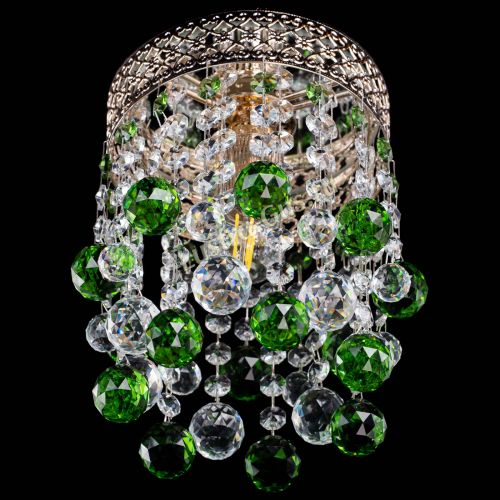 Люстра Венеция №1 шар зеленая в Самаре Гусь Хрустальный