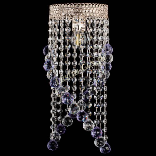 Люстра Венеция №1 Сигма фиолетовая в Самаре Гусь Хрустальный