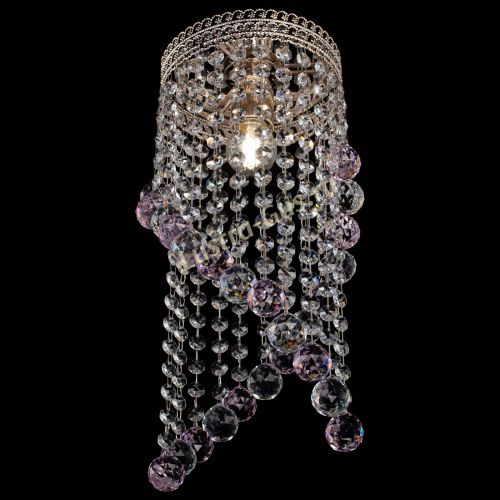 Люстра Венеция №1 Сигма розовая в Самаре Гусь Хрустальный