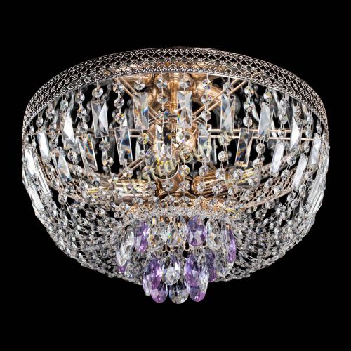 Люстра Венеция Астра фиолетовая №5 в Самаре Гусь Хрустальный