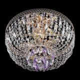 Люстра Венеция Астра фиолетовая №5 в Самаре