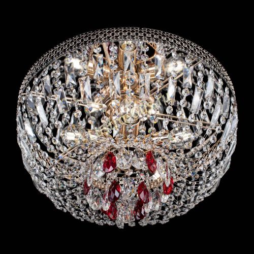 Люстра Венеция Астра красная №5 в Самаре Гусь Хрустальный