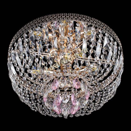 Люстра Венеция Астра розовая №5 в Самаре Гусь Хрустальный