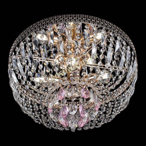 Люстра Венеция Астра розовая №5 в Самаре Гусь Хрустальный