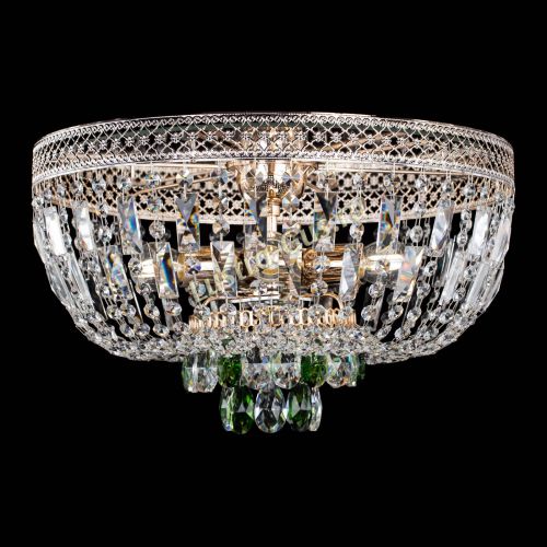 Люстра Венеция Астра зеленая №5 в Самаре Гусь Хрустальный