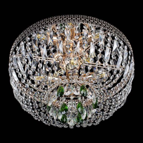 Люстра Венеция Астра зеленая №5 в Самаре Гусь Хрустальный