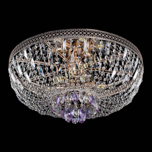 Люстра Венеция Астра №6 фиолетовая в Самаре Гусь Хрустальный