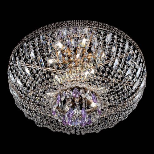 Люстра Венеция Астра №6 фиолетовая в Самаре Гусь Хрустальный