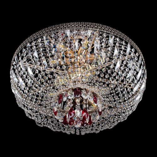 Люстра Венеция Астра №6 красная в Самаре Гусь Хрустальный