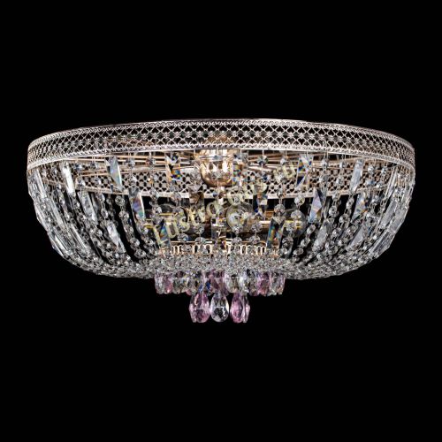 Люстра Венеция Астра №6 розовая в Самаре Гусь Хрустальный