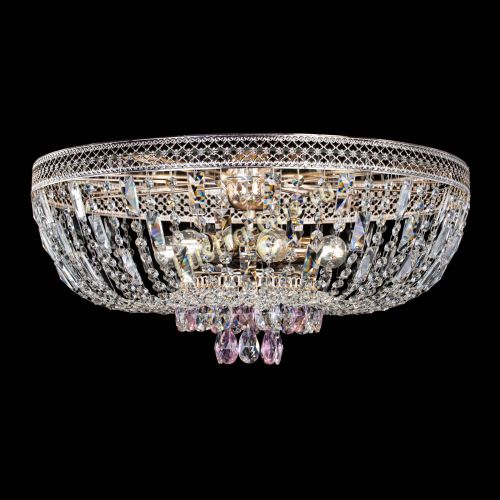 Люстра Венеция Астра №6 розовая в Самаре Гусь Хрустальный