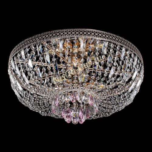 Люстра Венеция Астра №6 розовая в Самаре Гусь Хрустальный