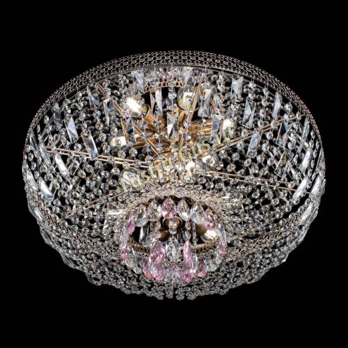 Люстра Венеция Астра №6 розовая в Самаре Гусь Хрустальный
