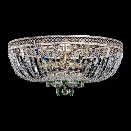 Люстра Венеция Астра №6 зеленая в Самаре Гусь Хрустальный